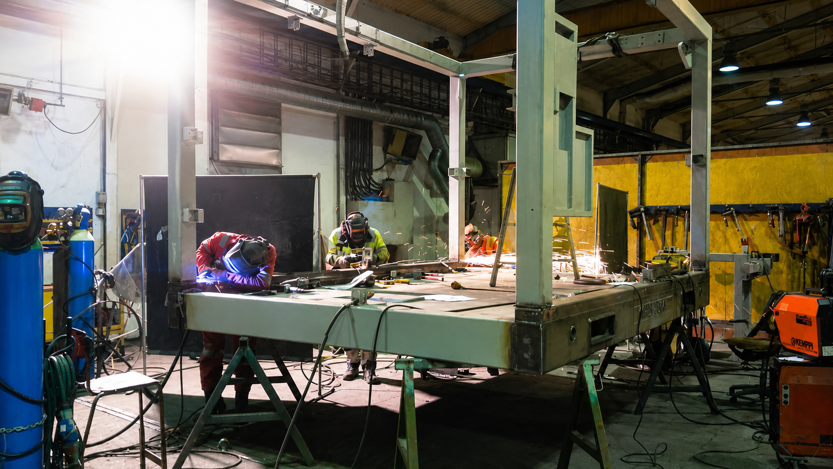 Portable offshore unit designed for DNV 2.7-3 offshore lifting and transport